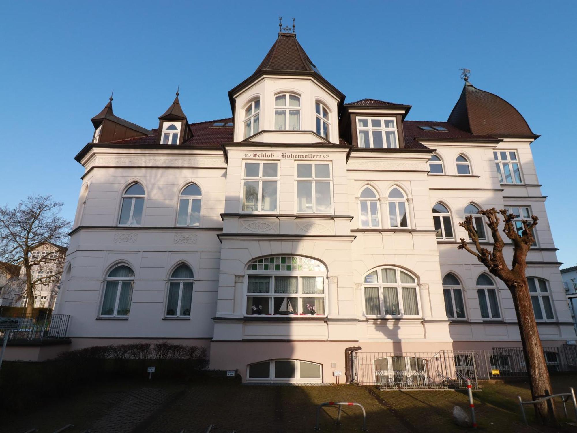 Ahlbeck, Schloss Hohenzollern Fewo Schlosszimmerchen Heringsdorf  Kültér fotó